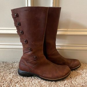 Merrell womens tetra launch mid-calf cherry brown boots size 7.5